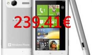Le HTC Radar à 239.41€ à la Fnac
