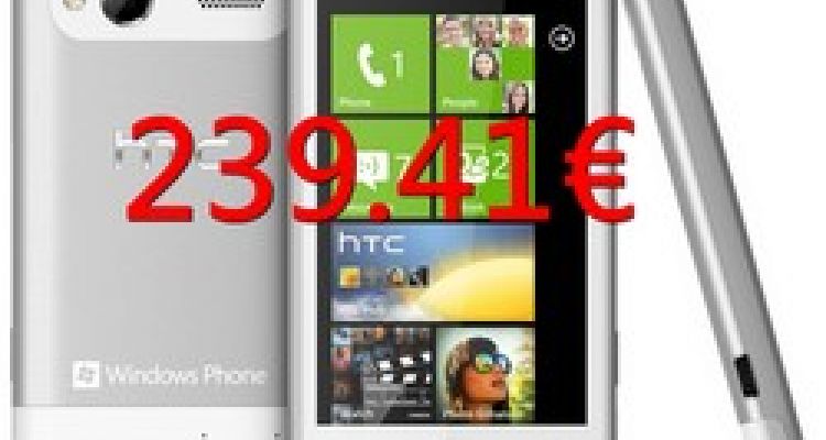 Le HTC Radar à 239.41€ à la Fnac