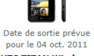 Le HTC Titan prévu pour le 4 octobre par plusieurs sites