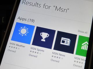 Windows 10 mobile : les applications universelles MSN se montrent enfin