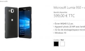 ​Les Microsoft Lumia 950 et 950 XL apparaissent sur le Microsoft Store FR