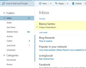 Outlook.com : Microsoft enrichit son service de webmail dans une version preview