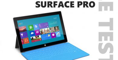 Test de la Microsoft Surface Pro sous Windows 8