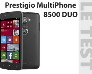Test du Prestigio MultiPhone 8500 Duo sous Windows Phone 8.1