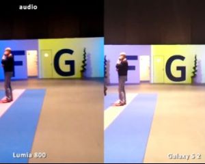Nokia Lumia 800 vs Samsung Galaxy S2 : comparaison de la caméra vidéo