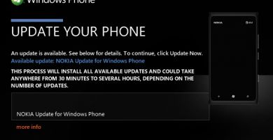 Une mise à jour mineure disponible pour le Nokia Lumia 900