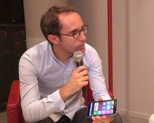 Présentation du Lumia 535 par Olivier Lagreou de Microsoft France