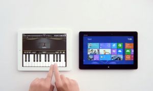 Nouvelle publicité pour Windows 8 : parodie de l'iPad