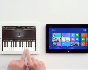 Nouvelle publicité pour Windows 8 : parodie de l'iPad