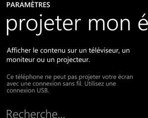 Projetez l'écran du Windows Phone sur le PC, application disponible