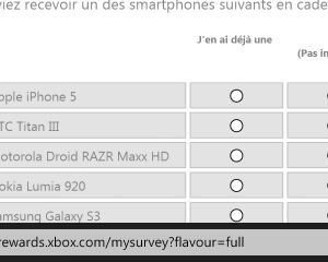 [MAJ] Le HTC Titan III apparaît dans un sondage de Microsoft