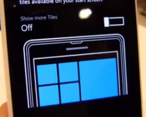 [MAJ] Windows Phone 8.1 : démo vidéo de l'option "Show More Tiles"