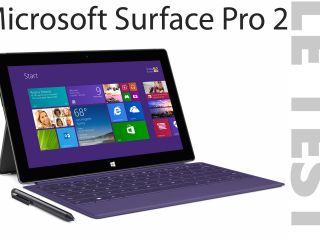 Test de la Microsoft Surface Pro 2 sous Windows 8.1 Pro