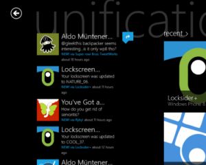 Unification débarque sur Windows 8