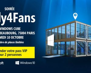 Participez à une soirée VIP avec Microsoft et les fans de Windows le 10/10 !