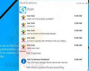 Windows 9 : son centre de notifications en vidéo
