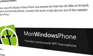 MonWindowsPhone interviewé par Windows Phone France