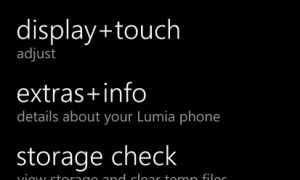 Certains Lumia ont déjà l’application de gestion de stockage