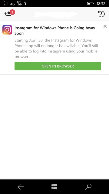 Windows 10 Mobile : fin de support pour l'application Instagram 11_yjbelv