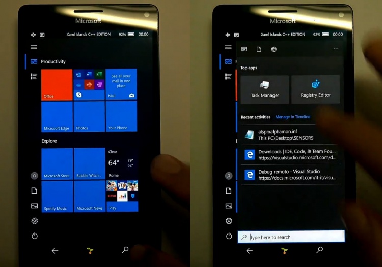 Mobile-Shell-for-Windows-10-ARM