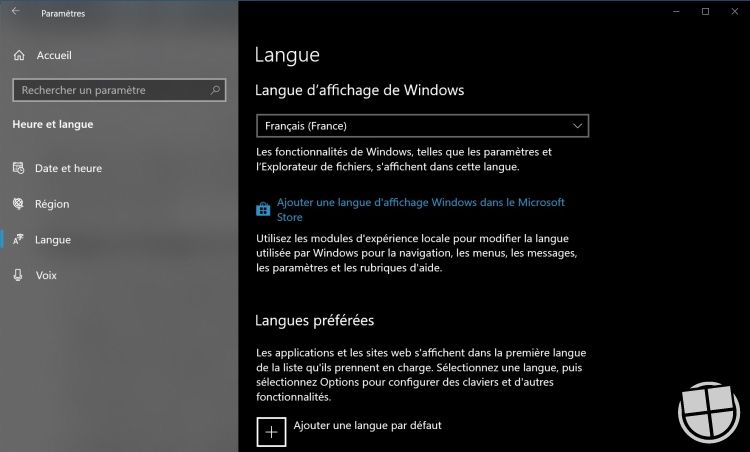 langues-windows-10
